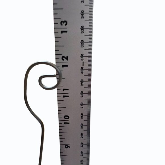 Silvertone Wire Photo Holder Christmas Card Tabletop Display Stand for 10 Photos - Picture 10 of 11